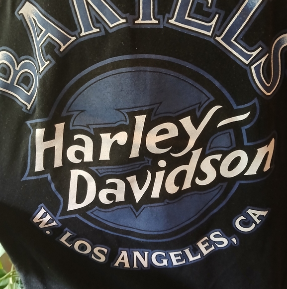 Vintage Harley-Davidson Black Biker Graphic Tee West LA , CA Size Medium - Picture 14 of 14